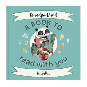 Book for Grandpa with name - Hardcover