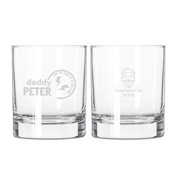 Vasos de whisky  - Día del Padre - 2 uds