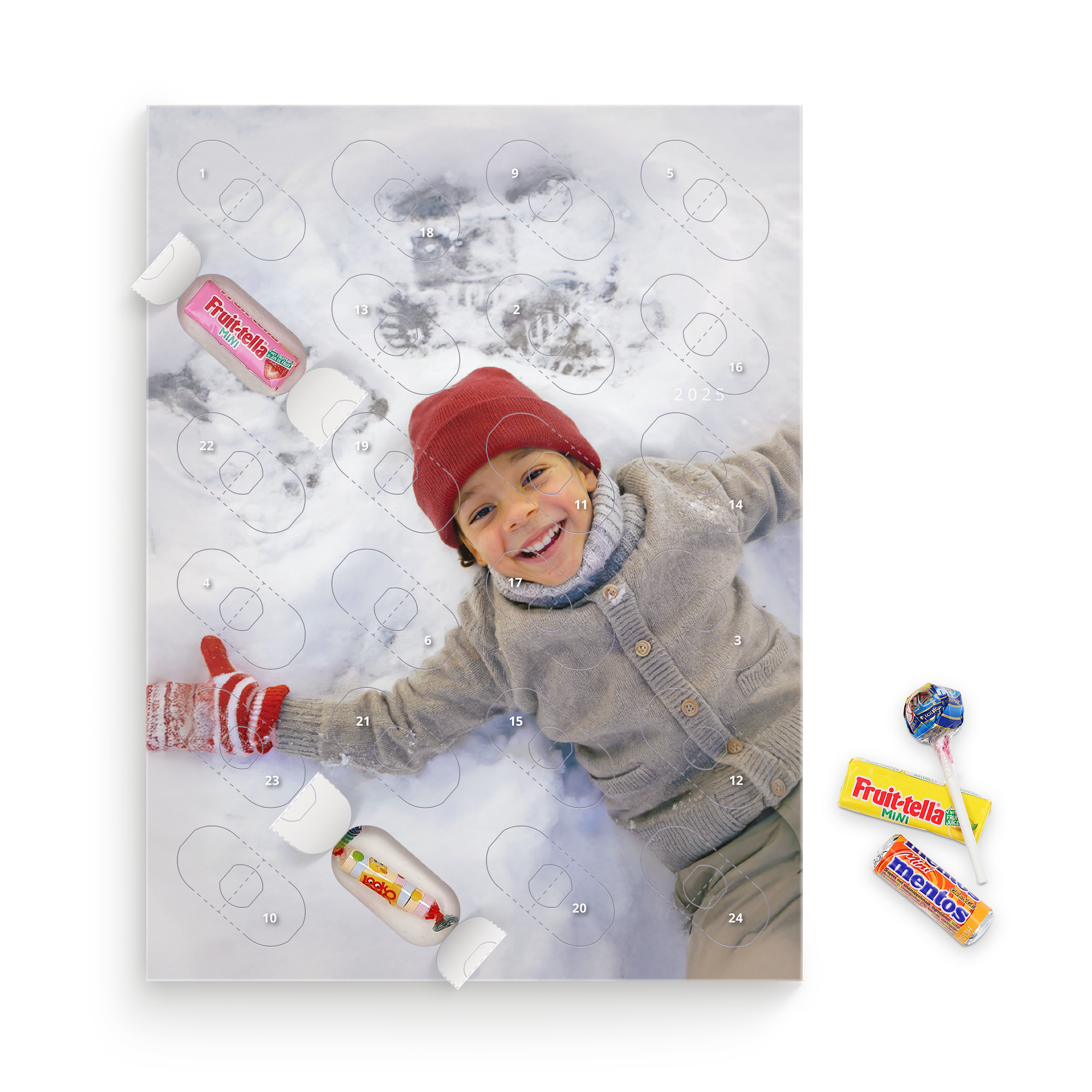 Snoep Aftelkalender personaliseren