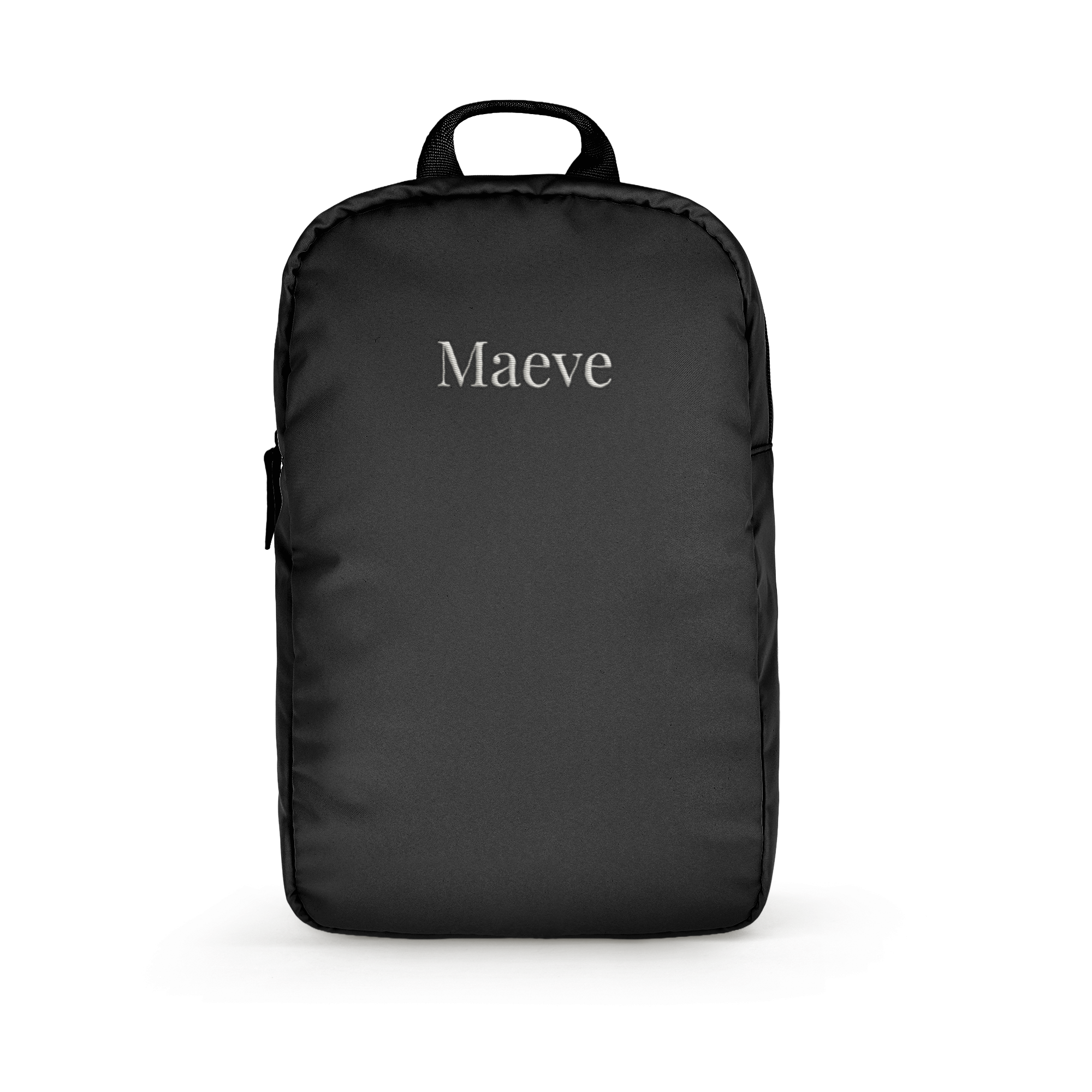 Embroidered backpack - Adults - Black- Puffy style 