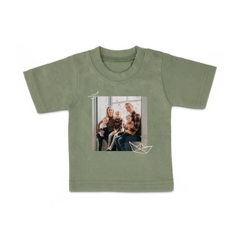 Baby T-Shirt - Kurzam - Grün - 86/92