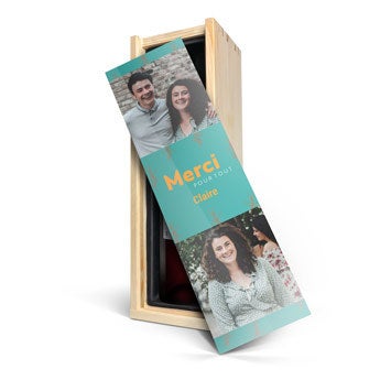 Luc Pirlet Merlot - Coffret personnalisé