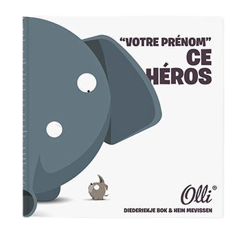 Livre Fête des Pères - Papa ce héros - Par Ollimania (couverture rigide)