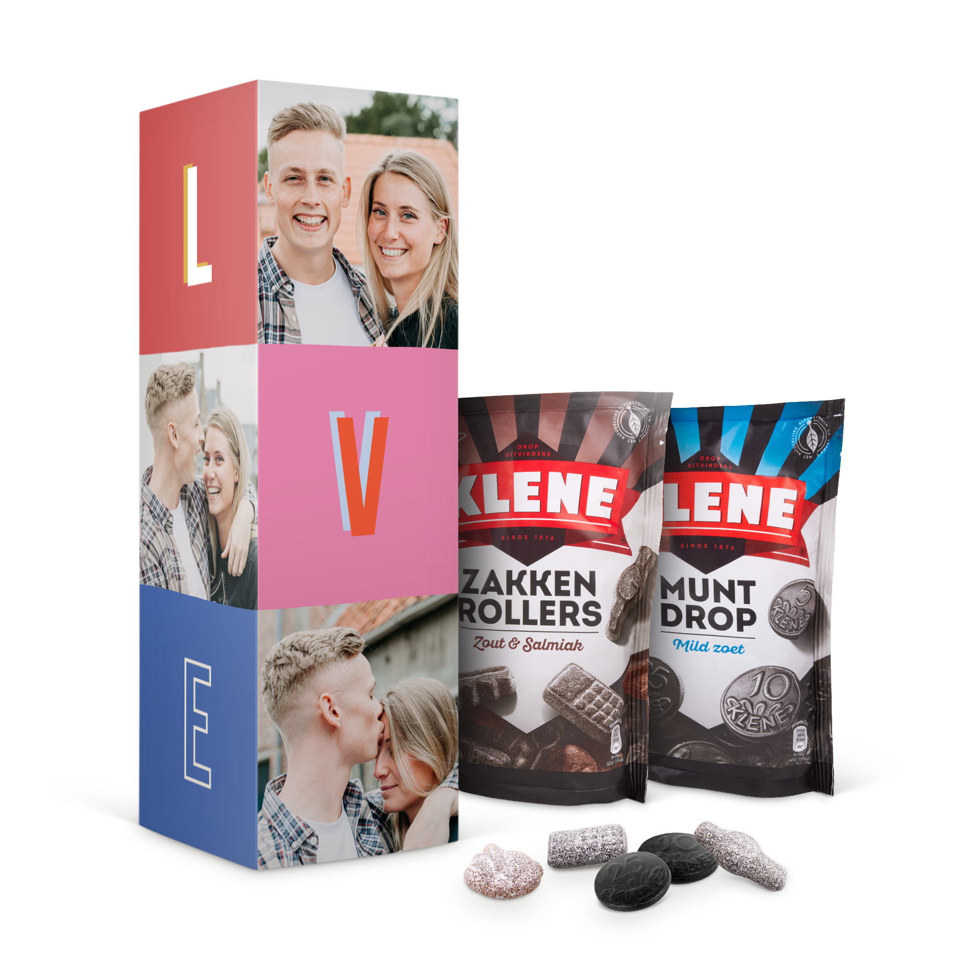 Coffret de bonbons à la réglisse Klene personnalisé