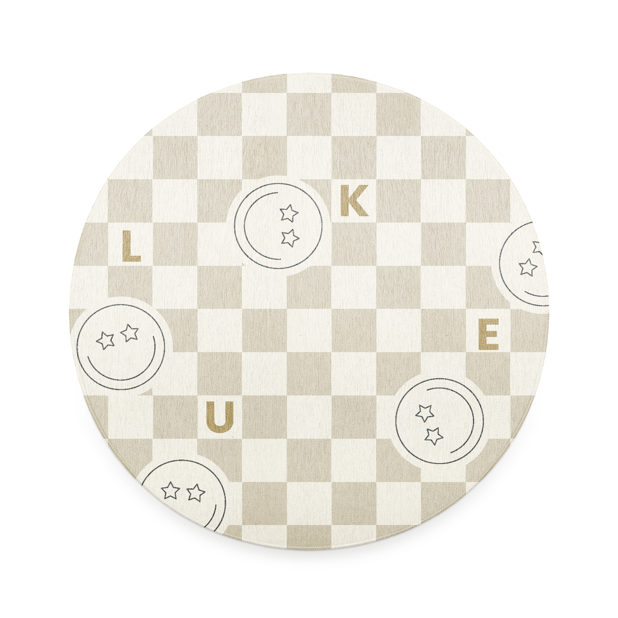 Okrągły dywan dla dzieci z nadrukiem - ø 152 cm