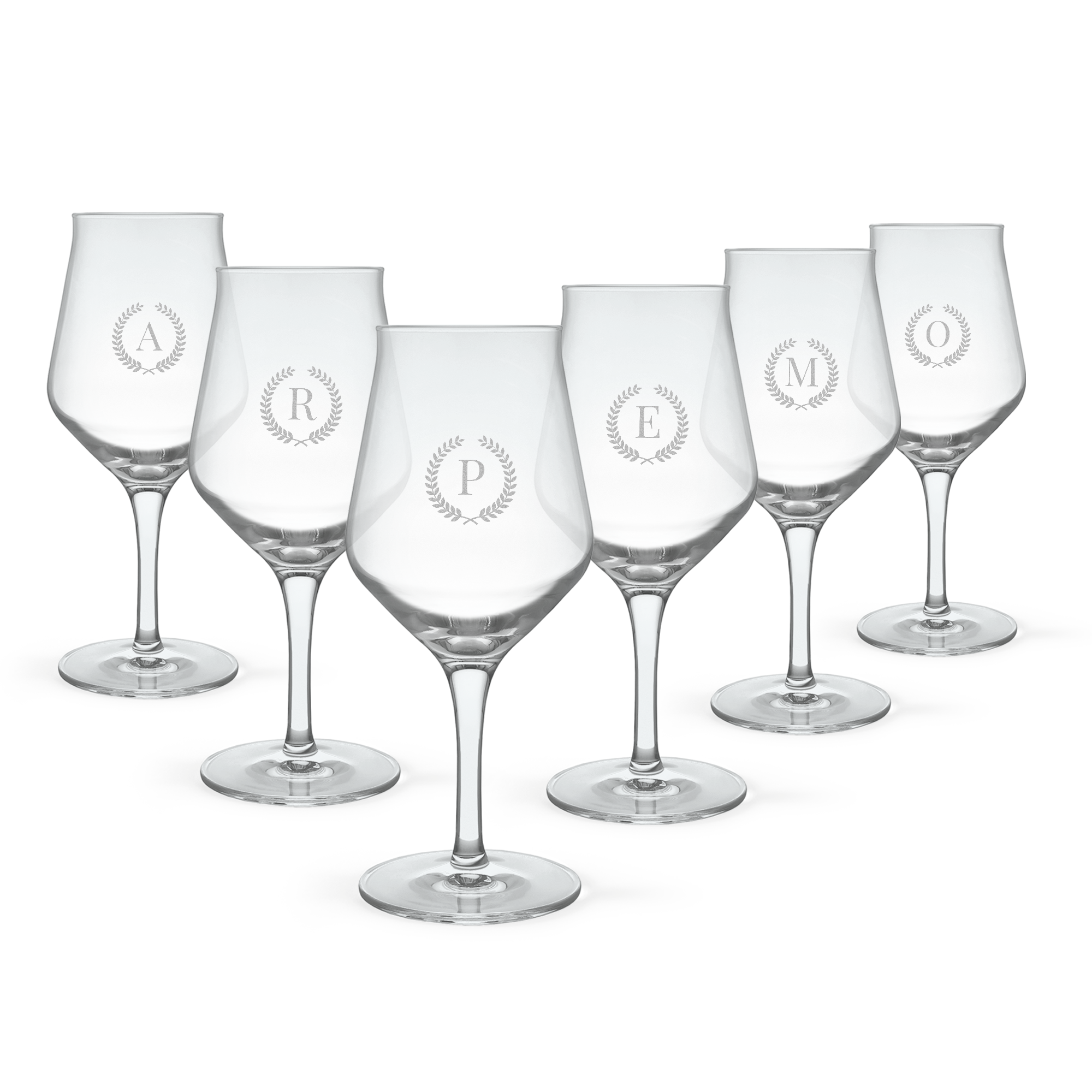 Craft-Beer-Glas mit Gravur - Modern - 6 Stück