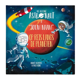 Boek met naam en foto - De kleine astronaut en naam - Hardcover XXL