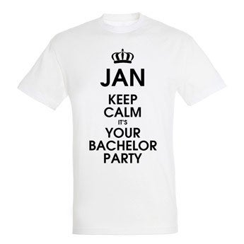 T-Shirt Herren - Weiß - L