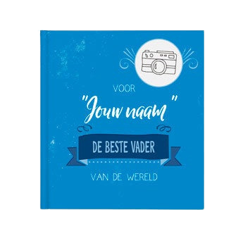 Boek met naam en foto's - De beste vader van de wereld (Softcover)