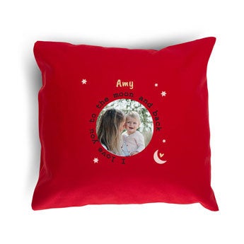 Liebeskissen -Rot - 40x40cm - mit Füllung