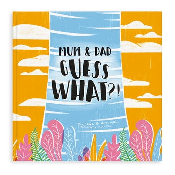 Personalised book - Guess what?! - Pregnancy announcement - Hardcover