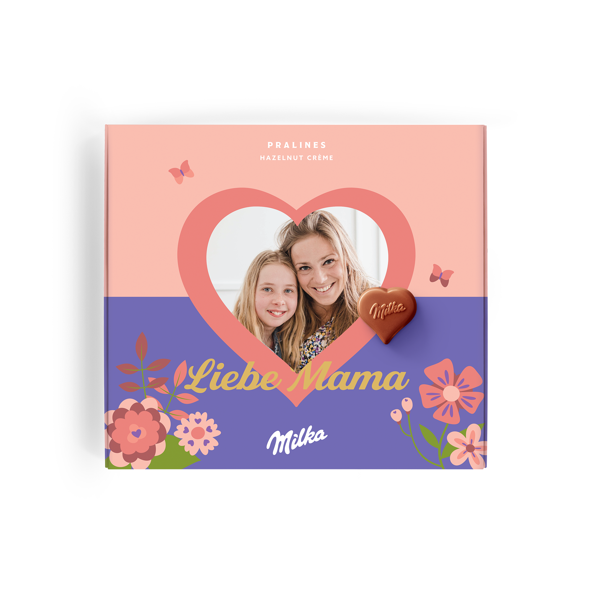 Milka Pralinen - Muttertag - Herzen - 110 Gramm