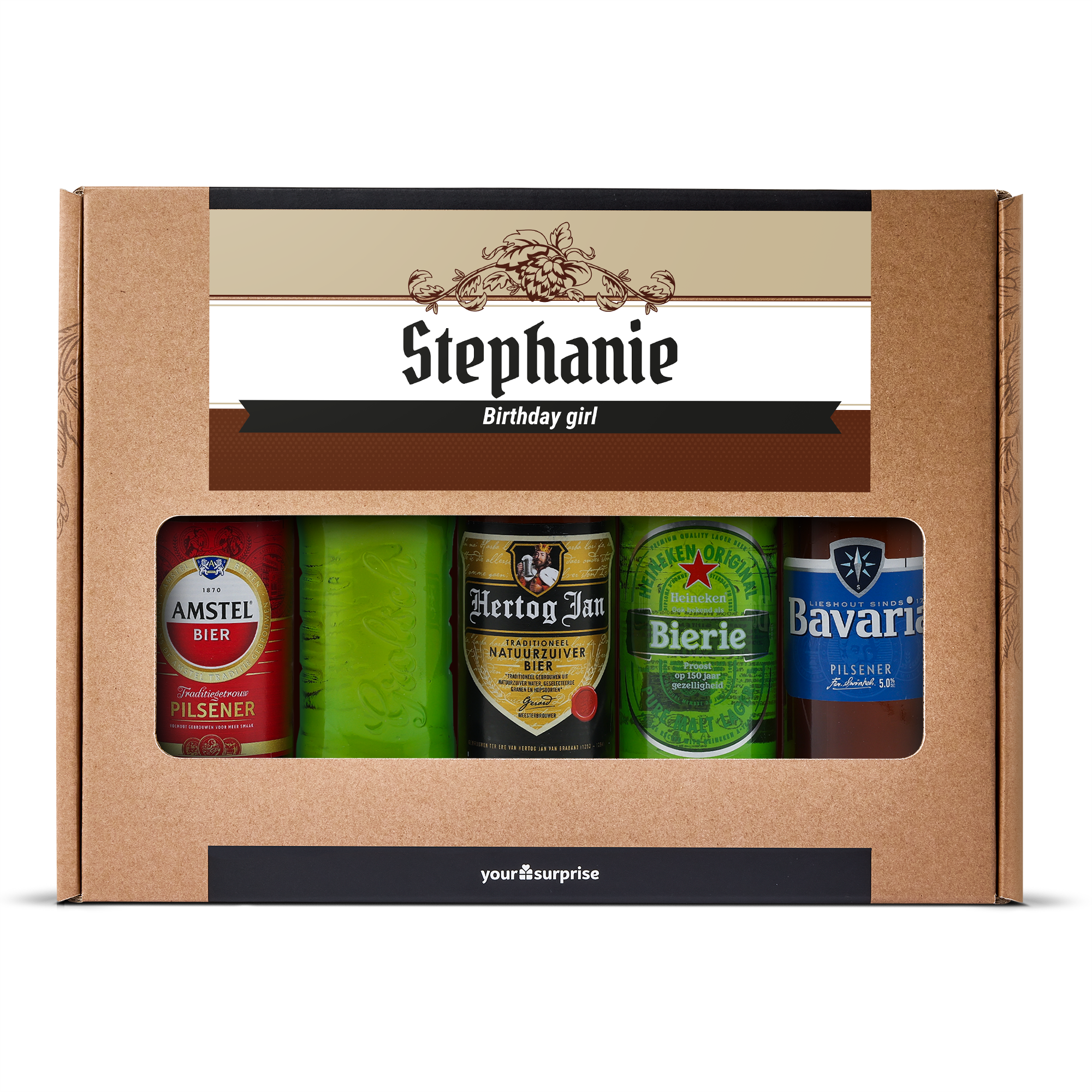 Personalised Beer Gift Set - Birthday