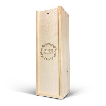Lesen kovček - vgraviran - enojni