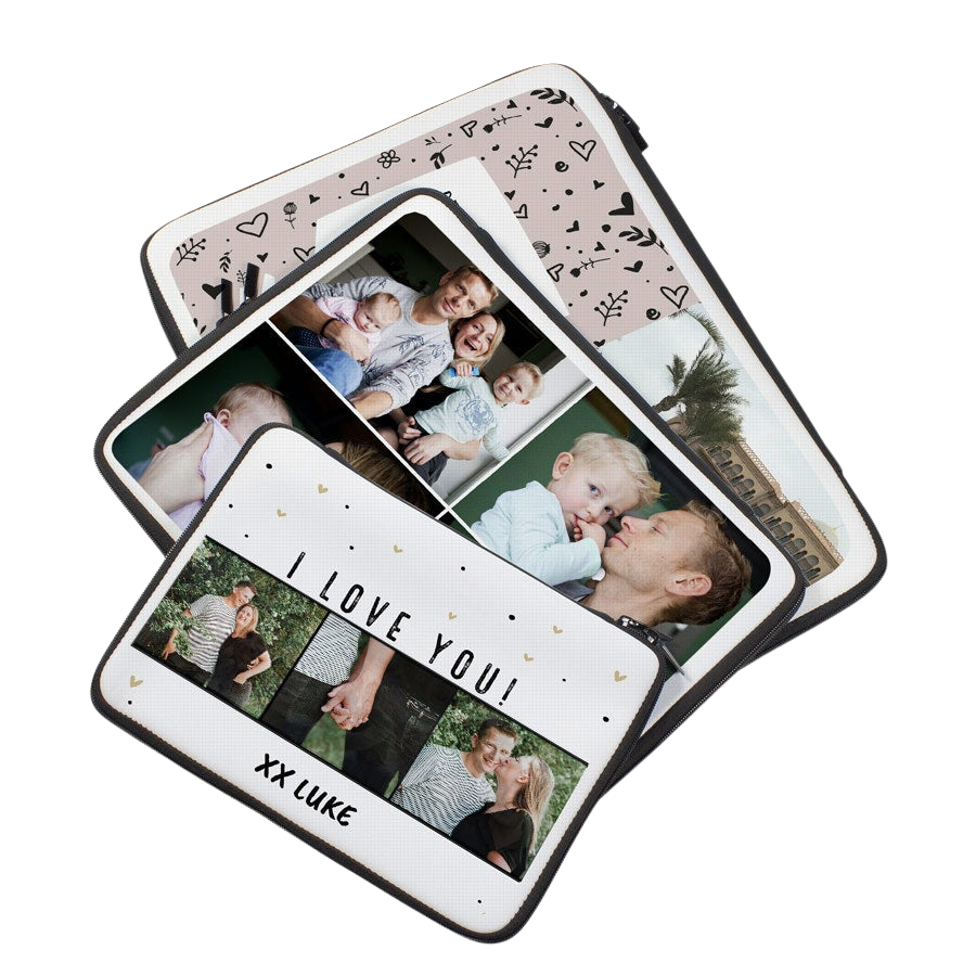 Personalised laptop sleeve - Neoprene - 34 x 26 cm