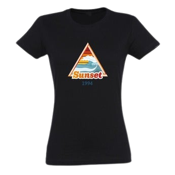 Personalised T-shirt women - Black