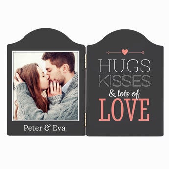 Hinged photo frame