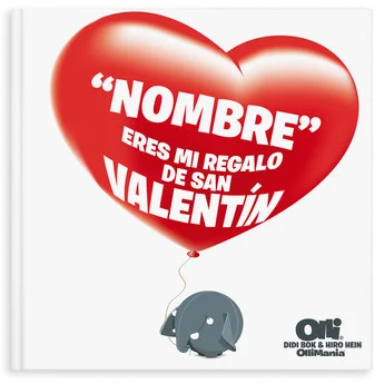 Libro XXL personalizado "Tú eres mi mejor San Valentín"