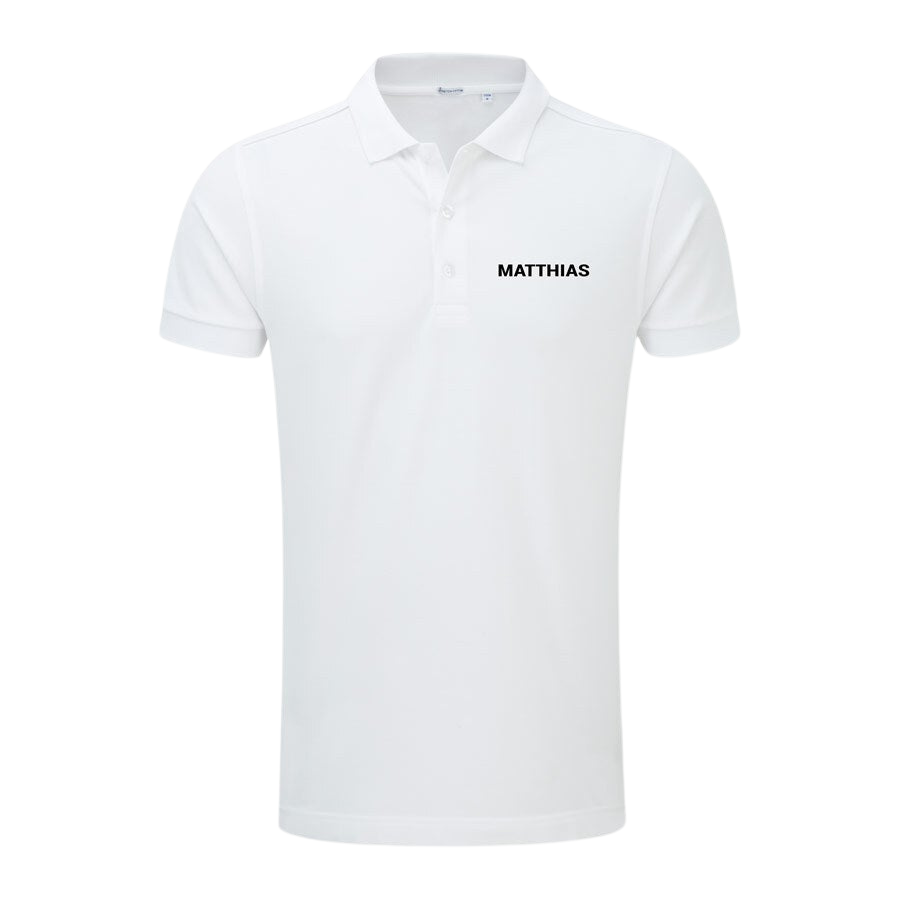 Poloshirt Herren - Weiß - XL