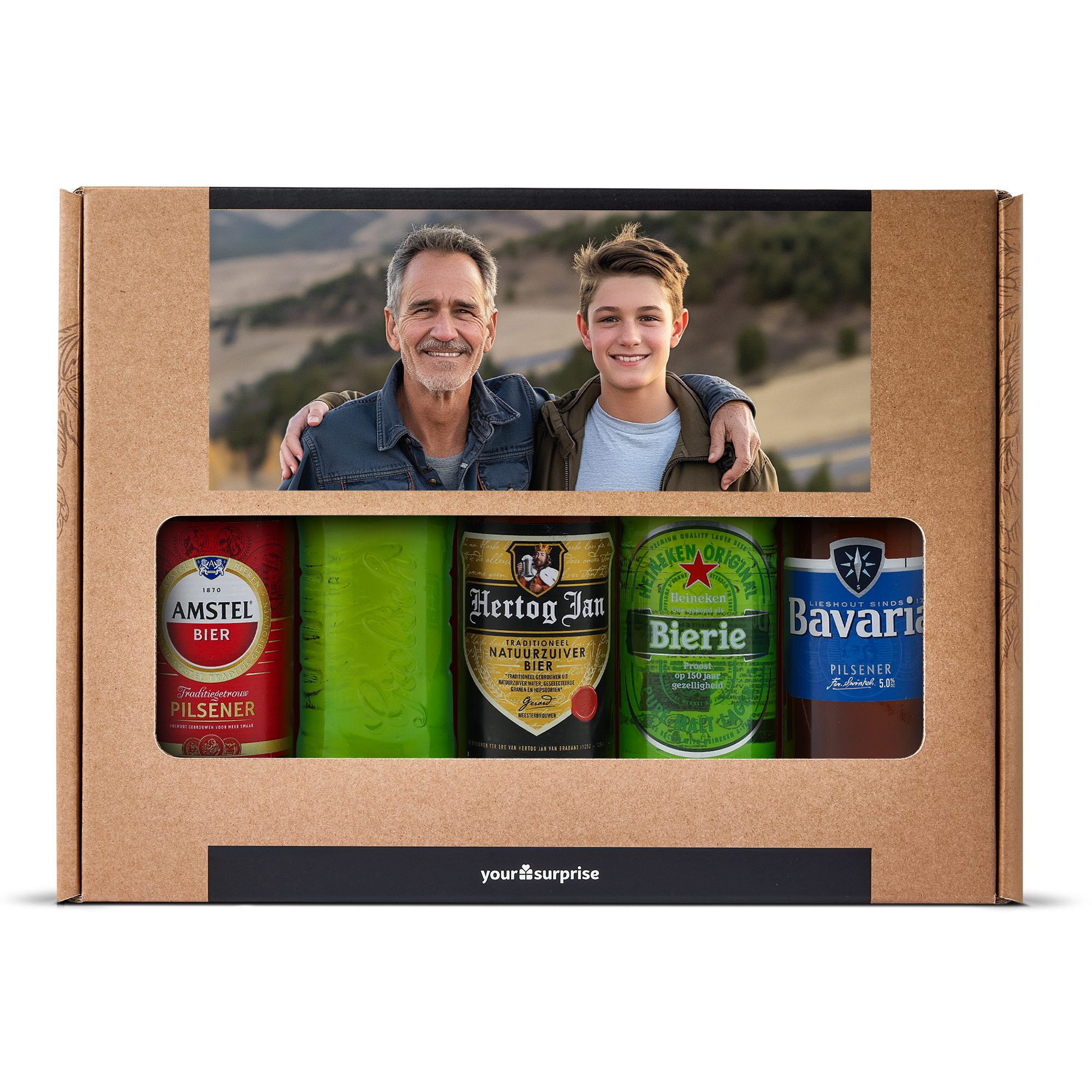 Coffret bière personnalisé - Fête des Pères