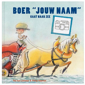 Boer Boris gaat naar zee - XXL boek met naam en foto - Hardcover