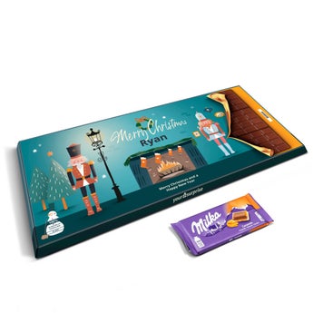 Personalised XXL Christmas chocolate - Milka