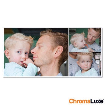 Chromaluxe Aluminium photo - White - 80x40 cm