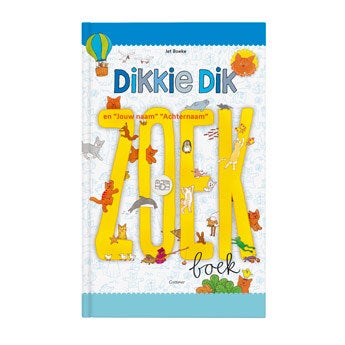 Dikkie Dik - Groot zoekboek met naam en foto - Hardcover