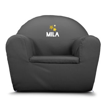 Personalised Toddler's chairr - Grey