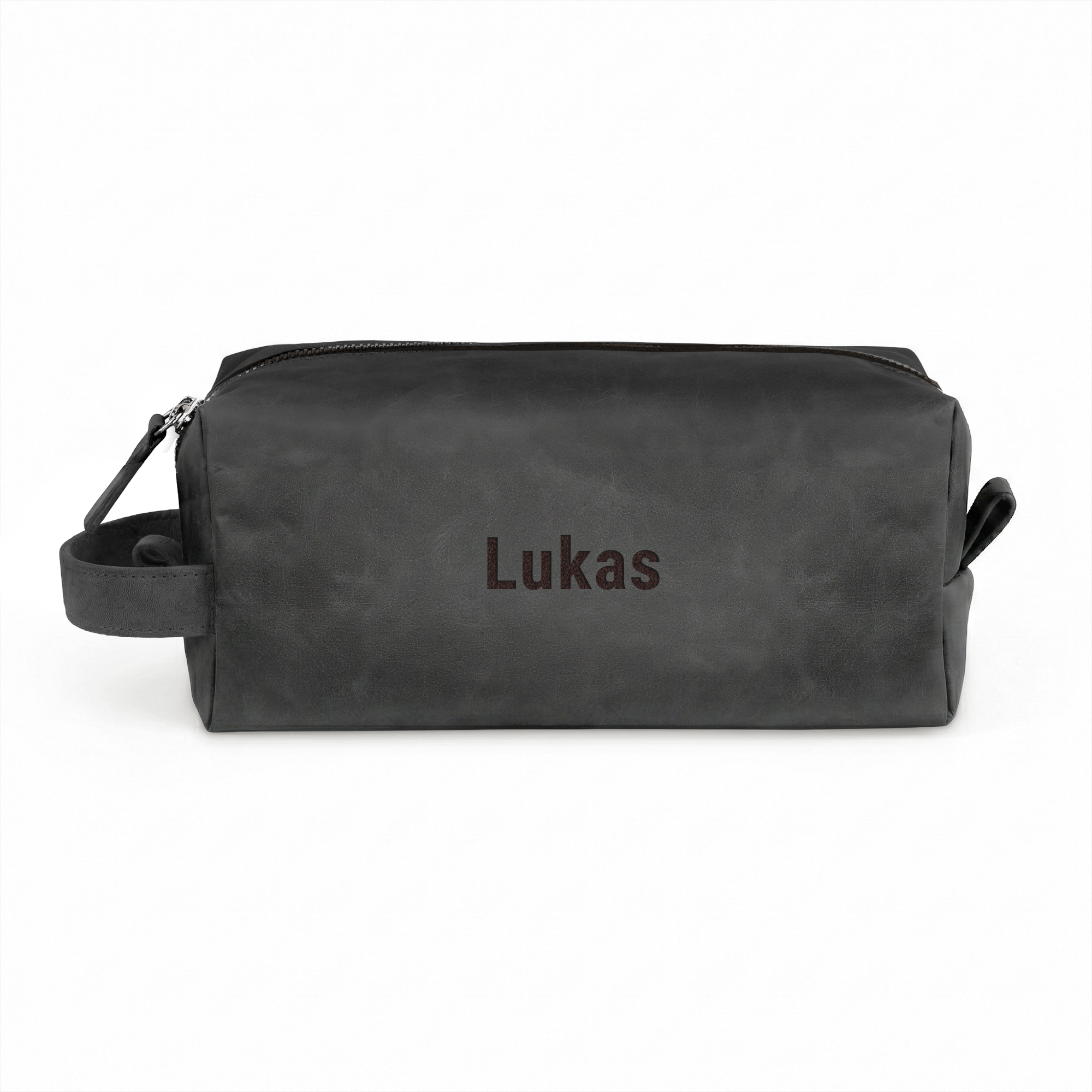 Trousse de toilette en cuir