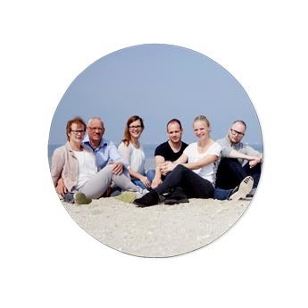 Tapis de souris Rond