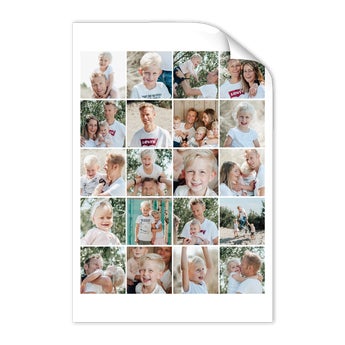 Daddy & me collage poster