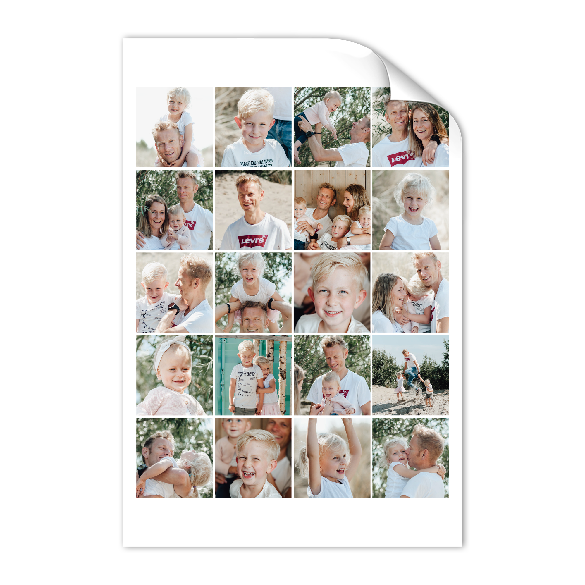 Daddy & I - Photo collage poster (50x75)