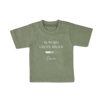 Baby T-shirt - Korte mouw - Groen - 62/68