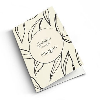 Hilsen-kort - Ekteskap