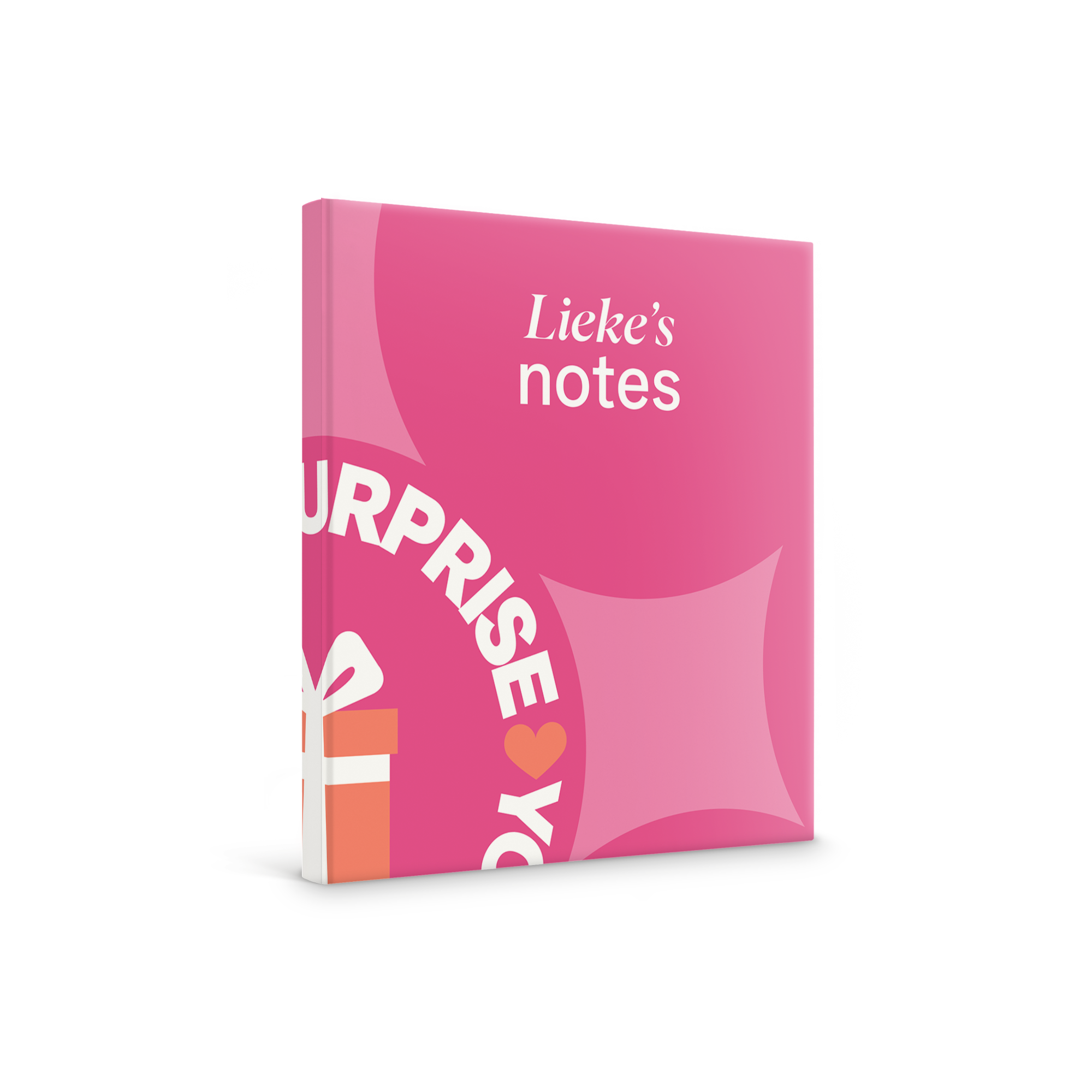 Notitieboekje bedrukken - Gelinieerd - 17 x 19 cm -  Hardcover