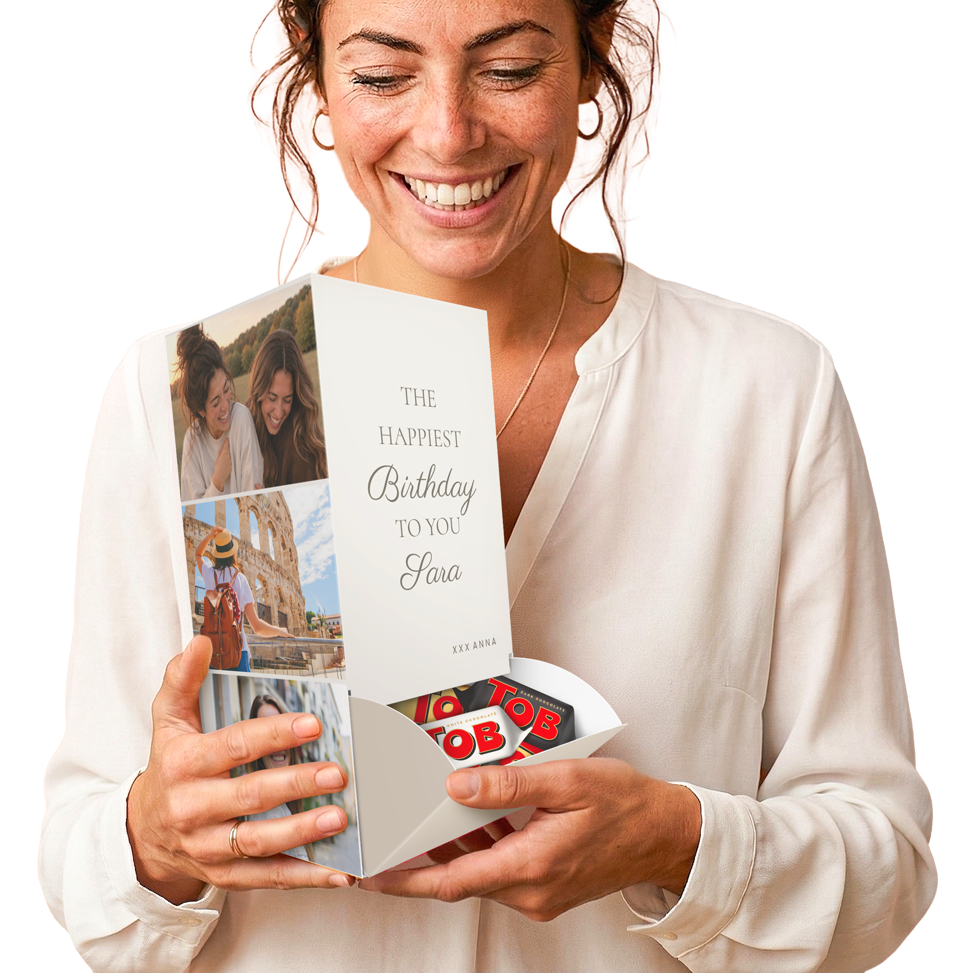 Dispenser personalizzato con cioccolato Mini Toblerone