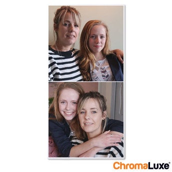 Chromaluxe Aluminium photo - White - 40x80 cm