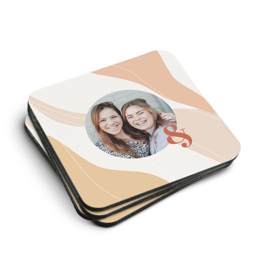 Glassbrikker Hardboard Square (4 stk)