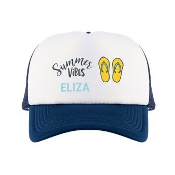 Trucker cap - Blå / hvit