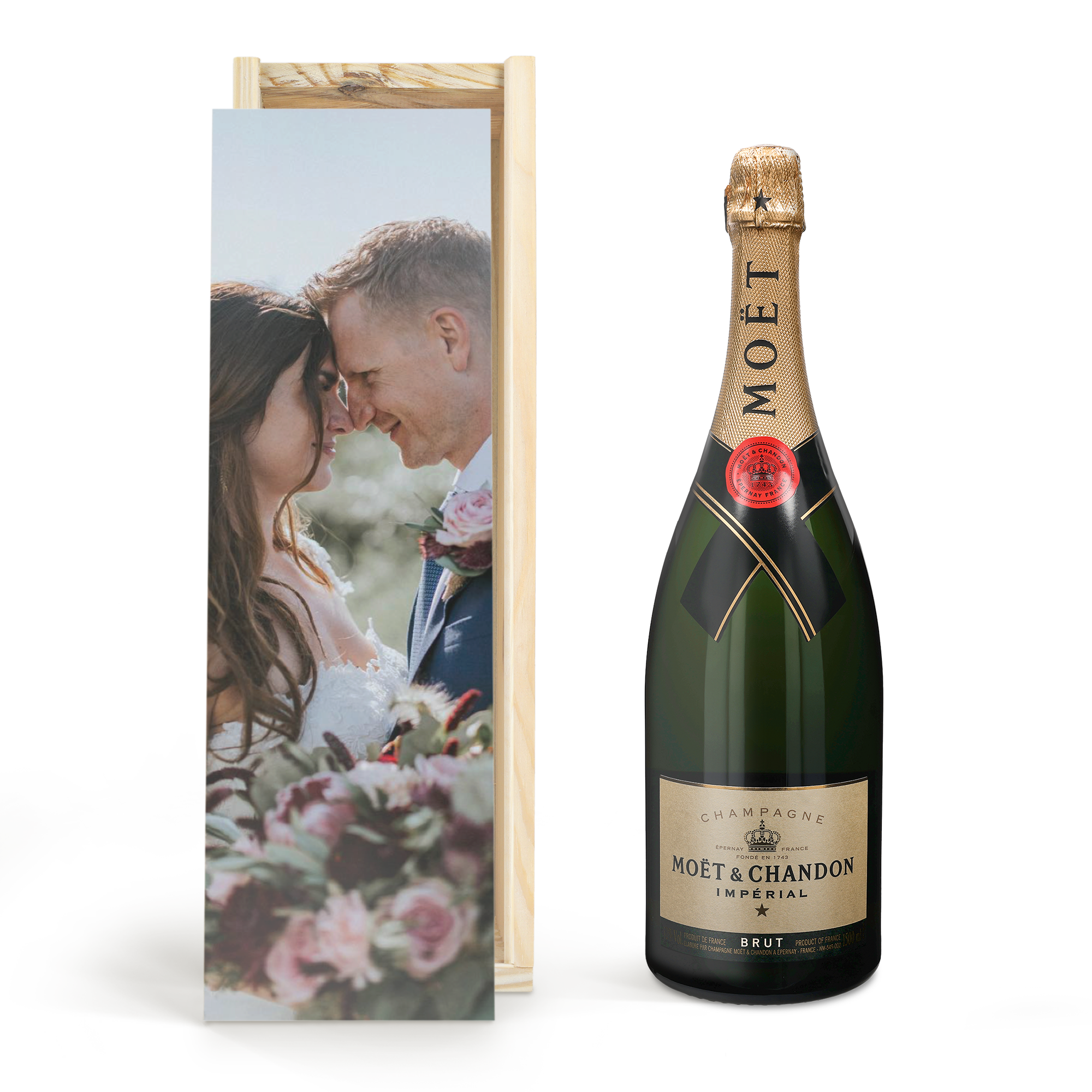 Coffret champagne personnalisé - Moët & Chandon Brut