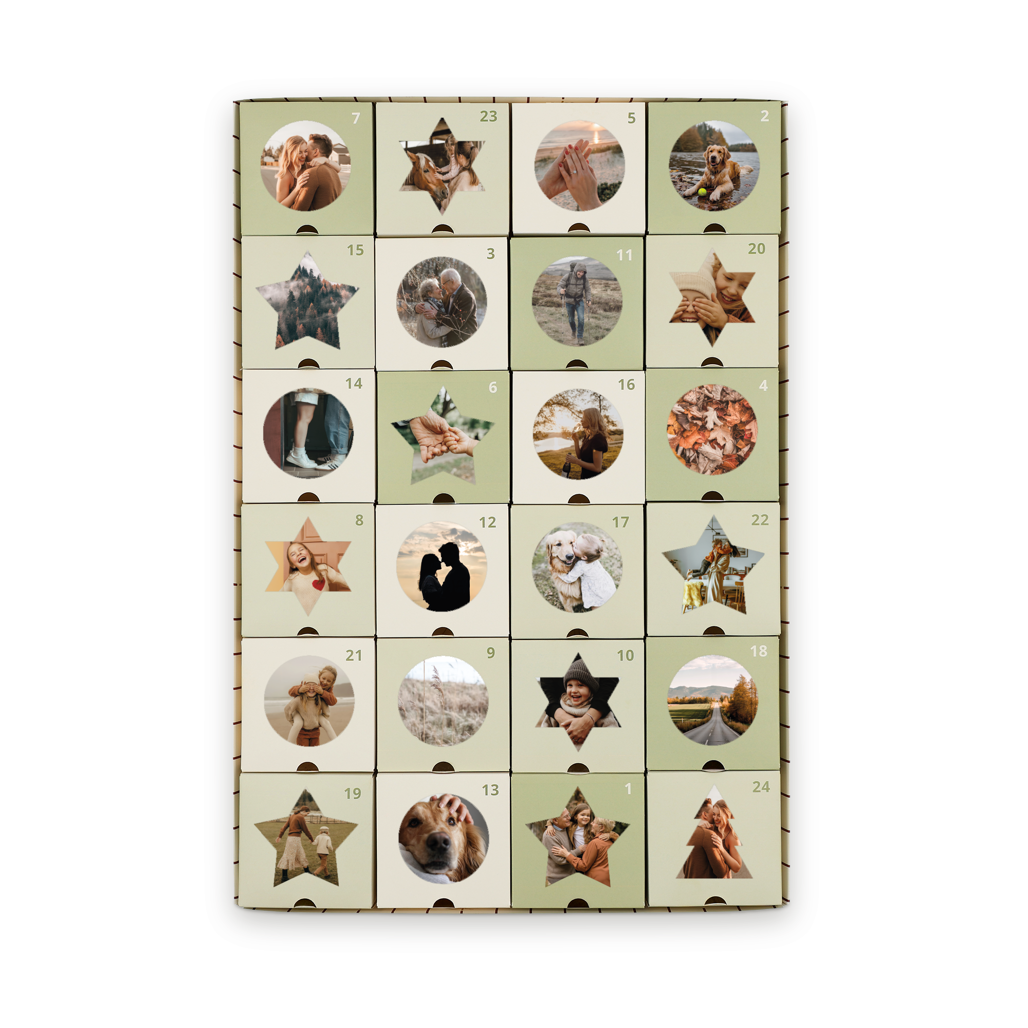 Personalised DIY advent calendar - L