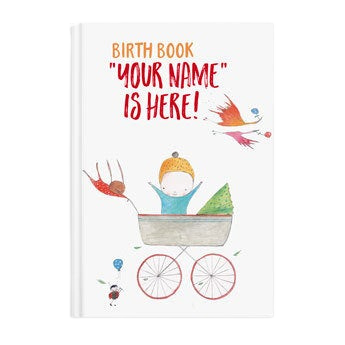 Personalised baby book - Birth book - Hardcover
