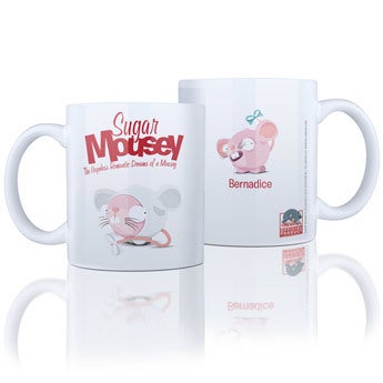 Zucca Mousey mug con nome