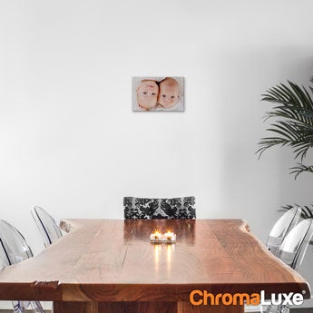 Fototafel - ChromaLuxe - Weiß