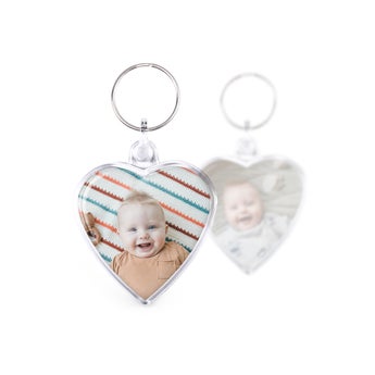 Key ring - Heart - Double-sided