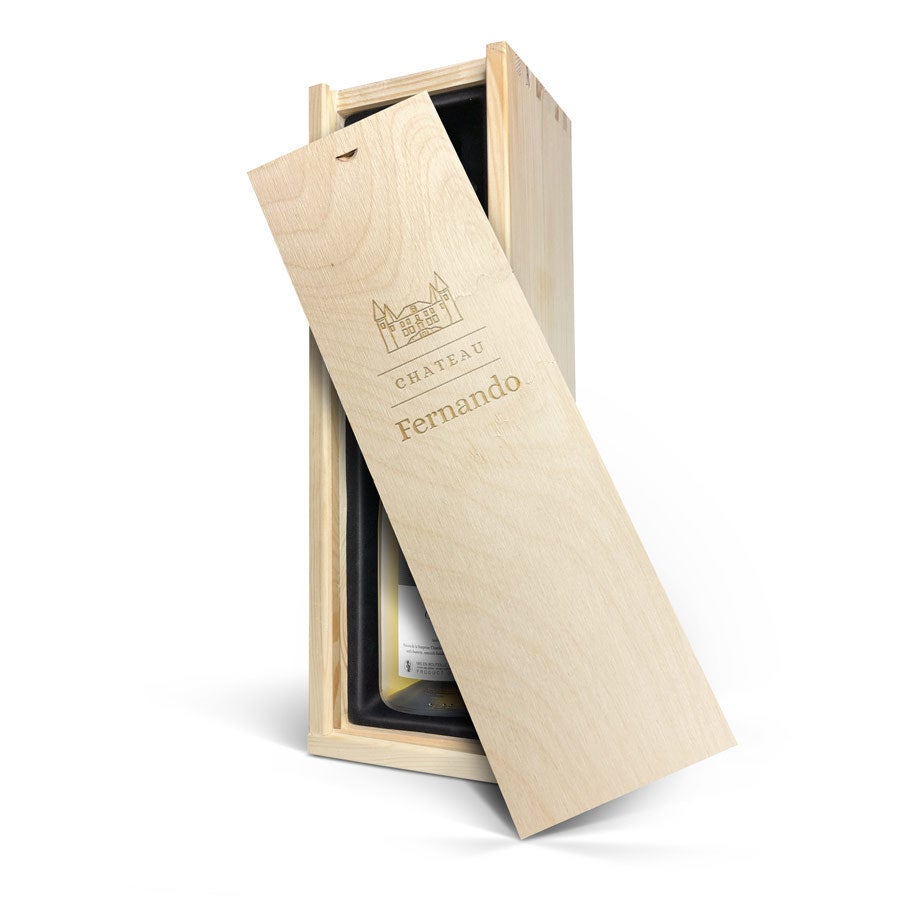 Maison de la Surprise Chardonnay  - coffret à vin gravé