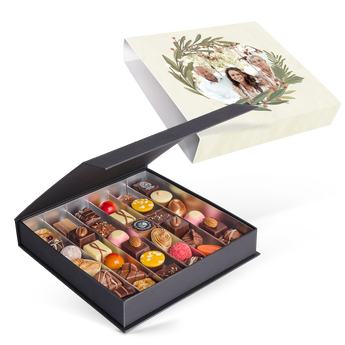 Luxusná čokoládová darčeková krabička - Vianoce