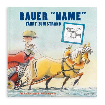 Personalisiertes Kinderbuch - Der Bauer geht ans Meer - Hardcover