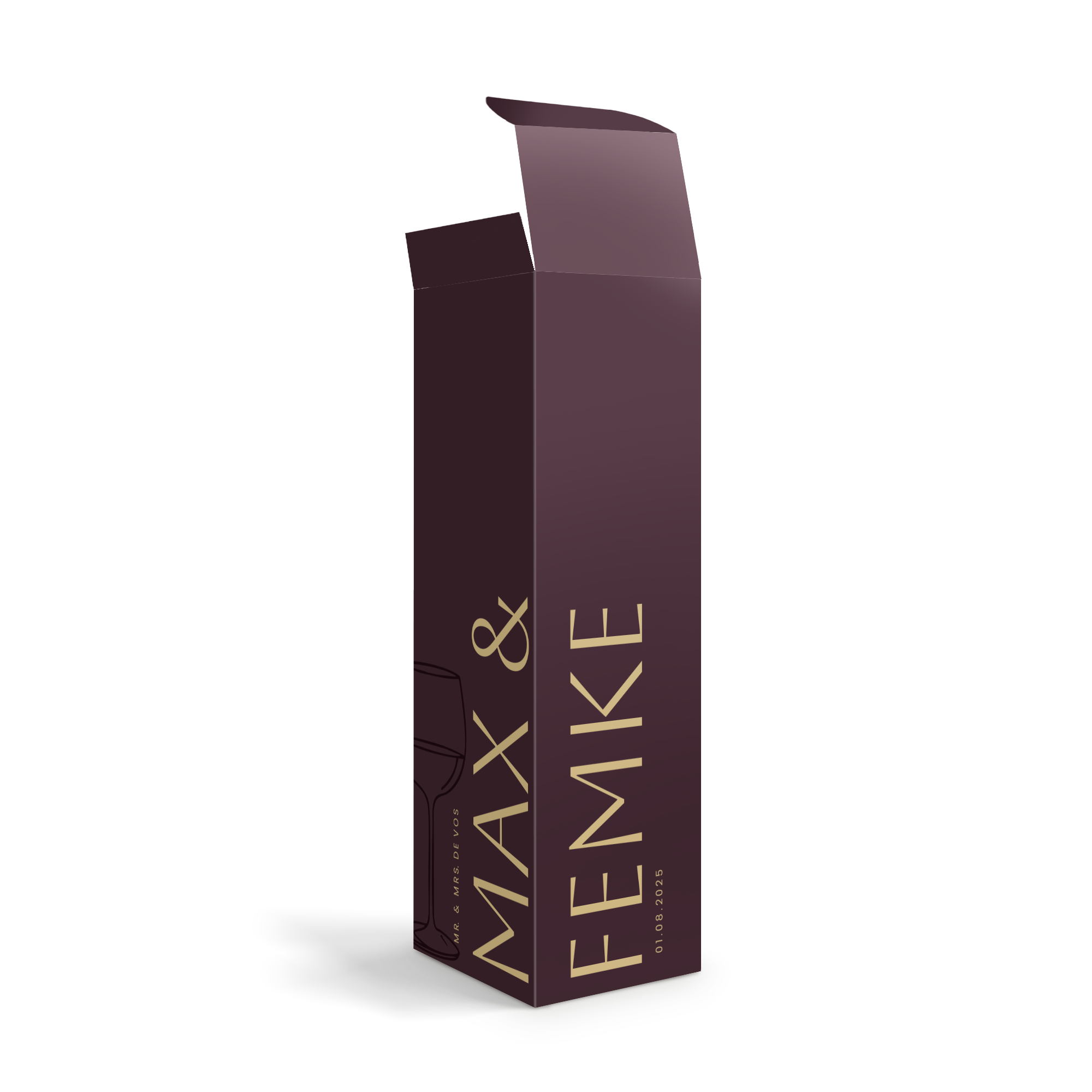 Champagne doos bedrukken - Cadeauverpakking